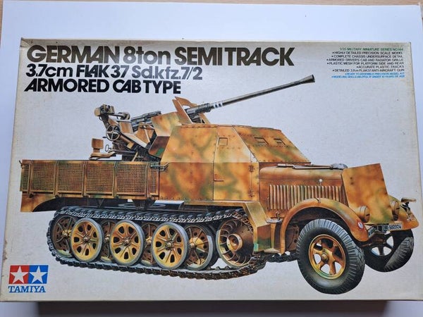 Tamiya | Nr. 35144 | 1:35 - German 8ton Semi Track 3.7 cm Flak 37 Sd.Kfz.7/2 Armored cab type
