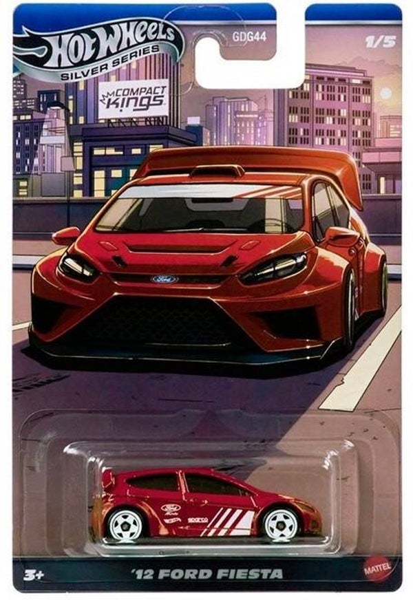 Hot Wheels Silver Series '12 Ford Fiesta Rood