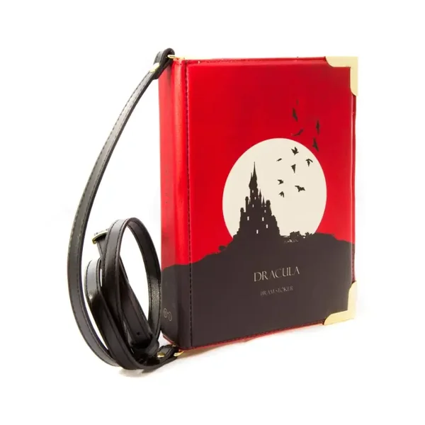 Dracula Moon Red Book crossbody tas