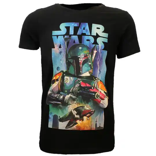 Star Wars Vintage Poster Boba Fett T-Shirt