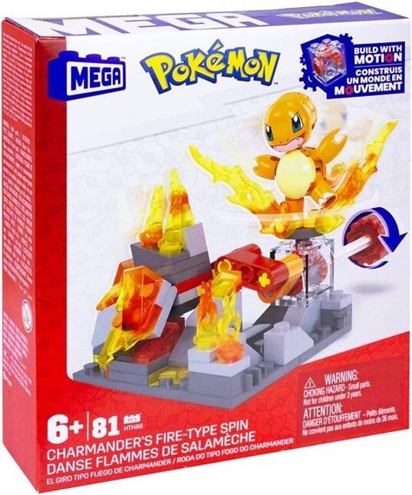 Mega Pokemon Charmanders Fire-Type Spin
