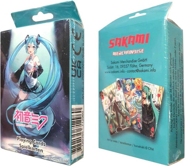 Hatsune Miku Playing Cards Miku Styles