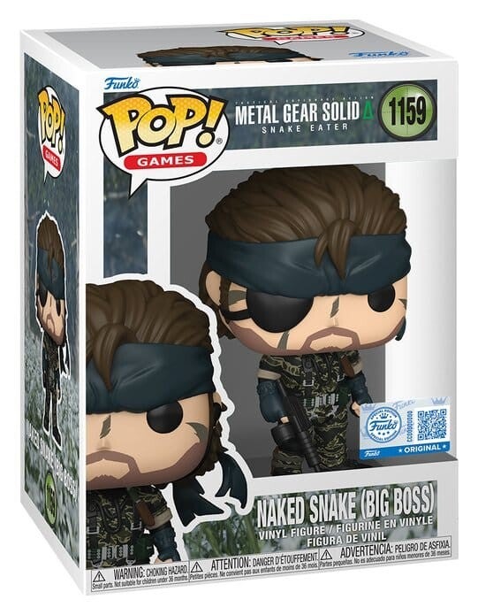 Funko Pop 1159 Metal Gear Solid Naked Snake Big boss