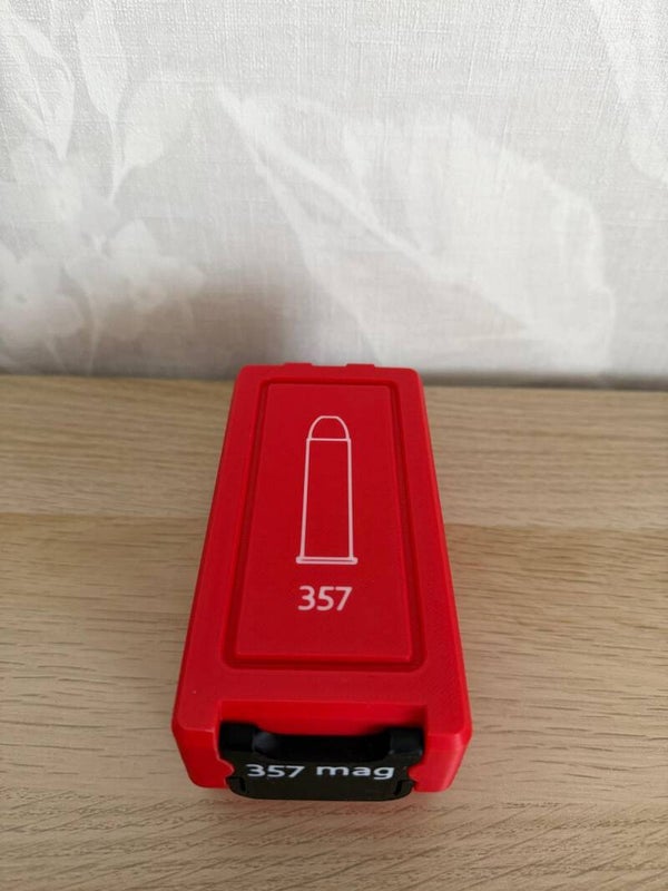 Munitie bewaardoos voor kaliber .375 - 50 Patronen