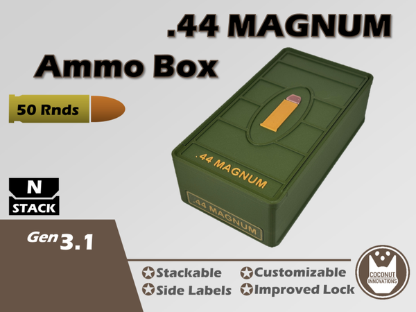 Munitie bewaardoos voor .44 Mag 50 Patronen