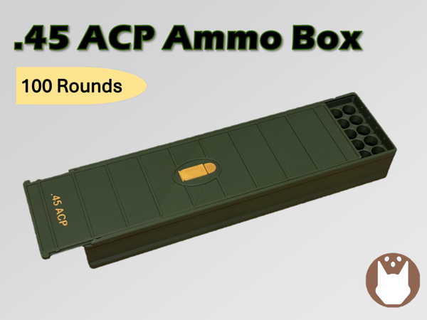 Munitie bewaardoos voor .45 ACP 100 Patronen