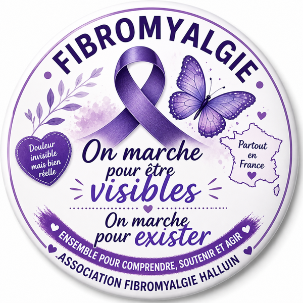 Badge Fibro Solidaire – 3