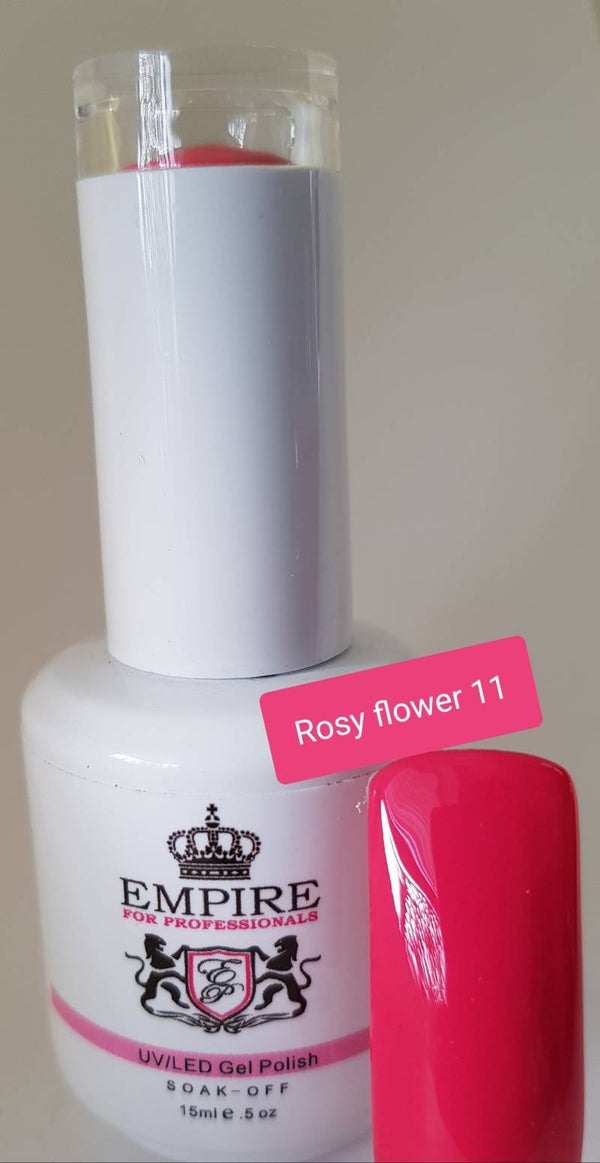 Gelpolish Rosy flower 11