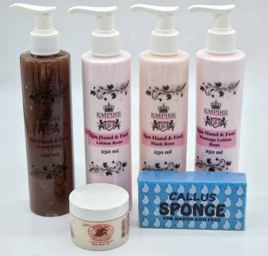 Empire hand & feet home set - rose