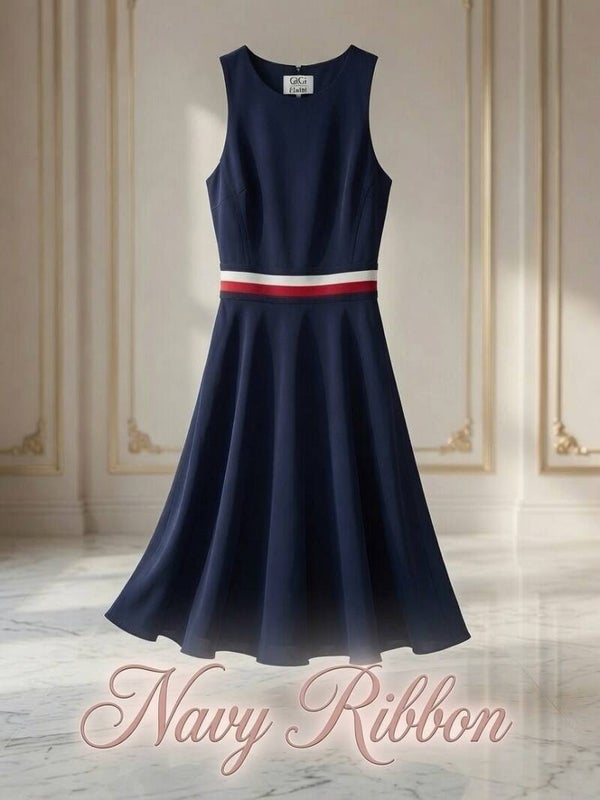 Navy Ribbon
