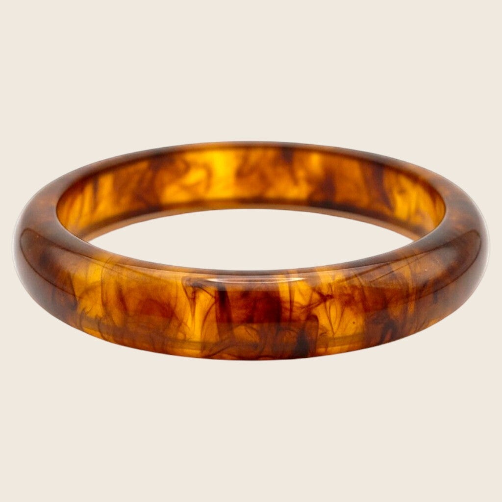 Amber Marble Bangle