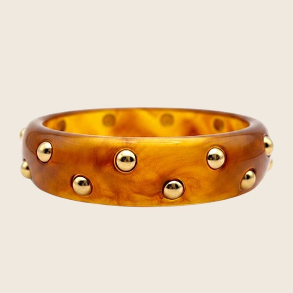 Amber Stud Bangle