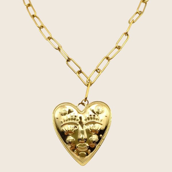 Ketting Amora Heart Paperclip