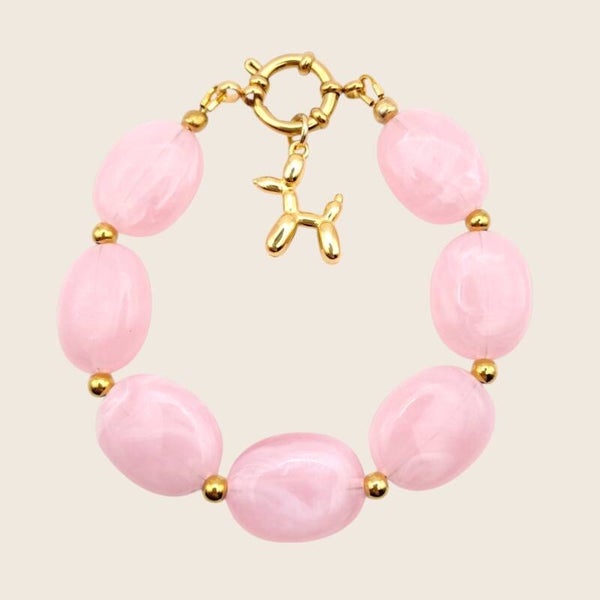 Armband Roze Balloondog