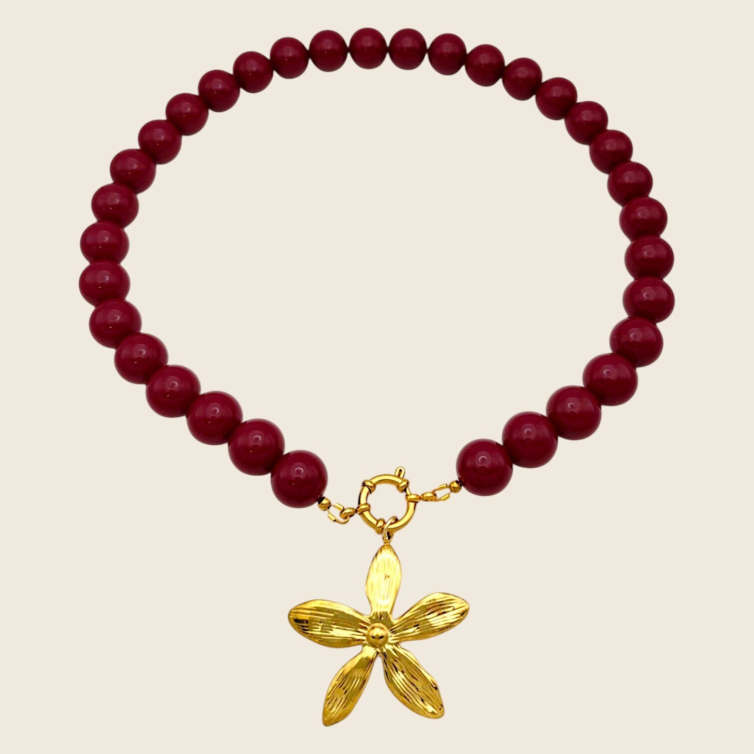 Aubergine Bubble Ketting