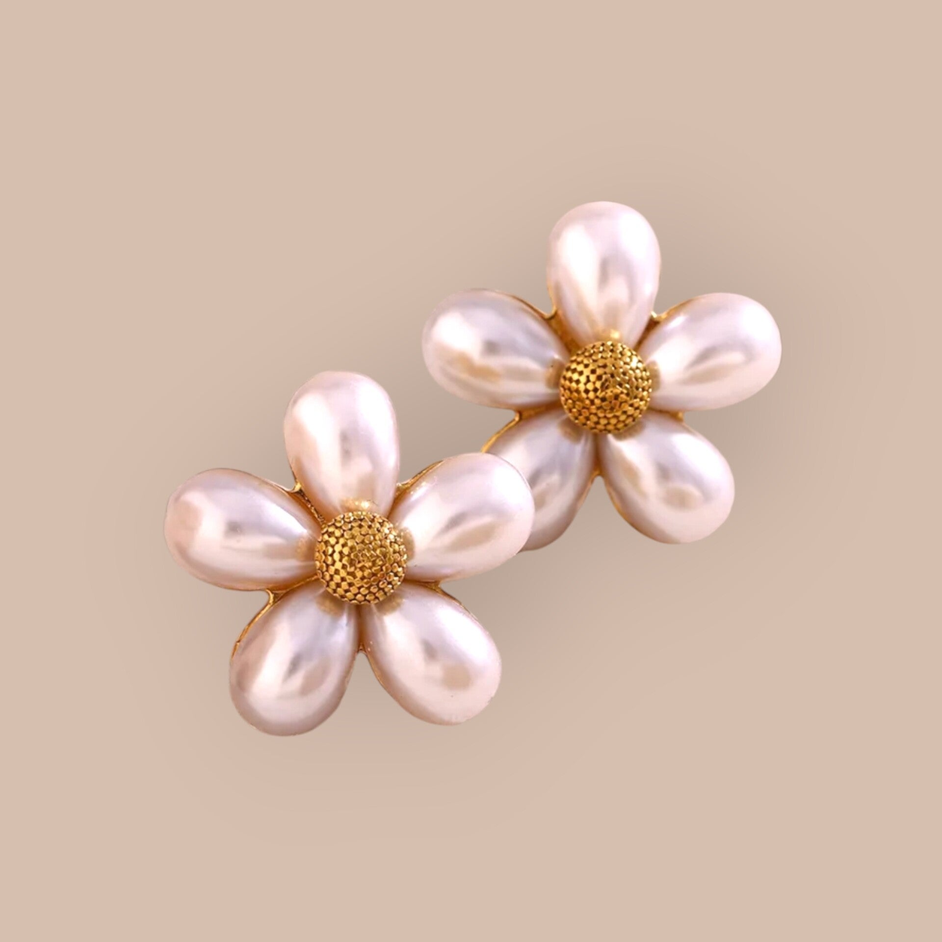 Blooming Pearl Studs