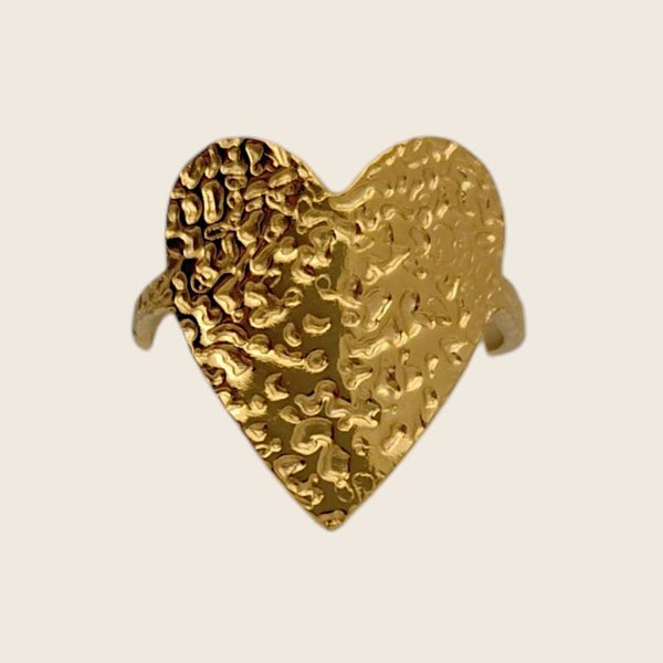 Bolt Heart Ring