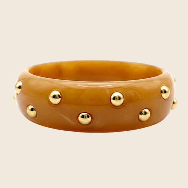 Caramel Stud Bangle
