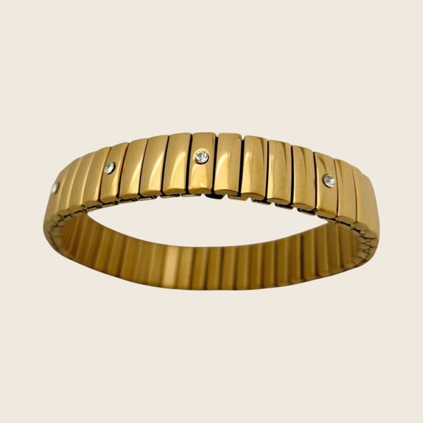 Crystal Glow Stretch Armband