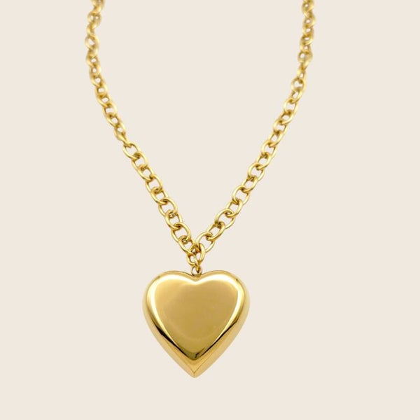 Chunky Heart Ketting L
