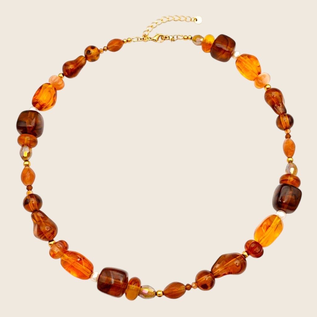 Cognac Glace Ketting