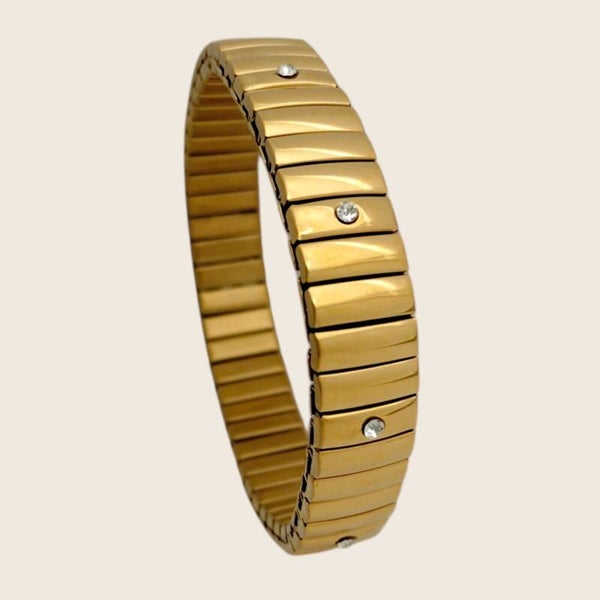 Crystal Glow Stretch Armband