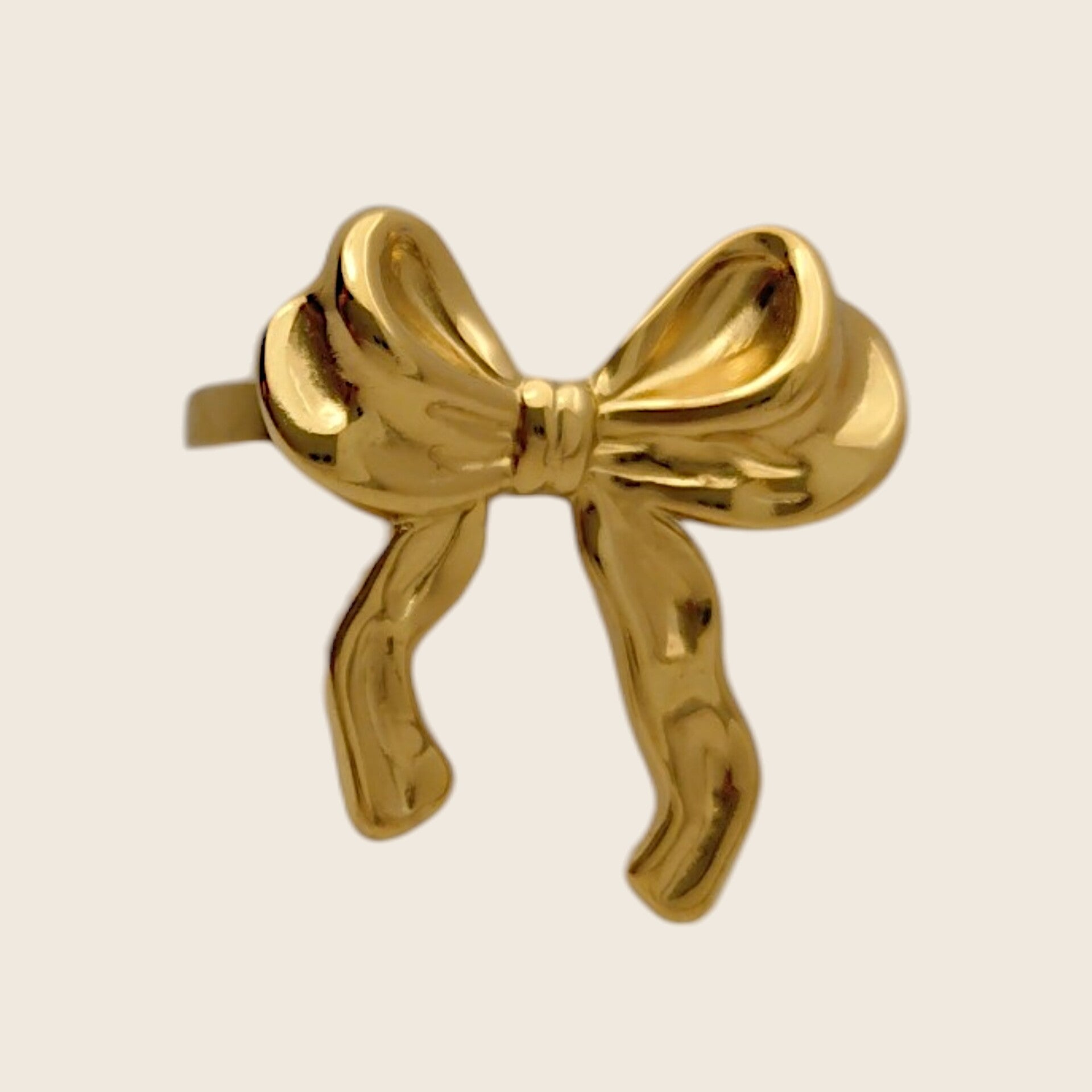 Golden Bow Ring