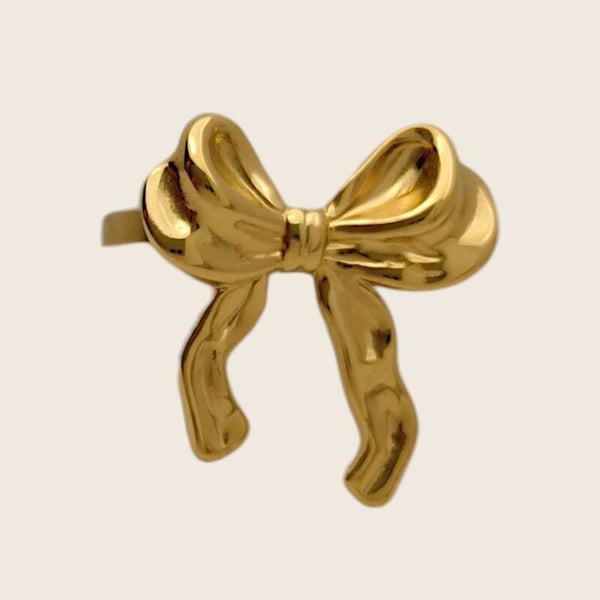 Golden Bow Ring