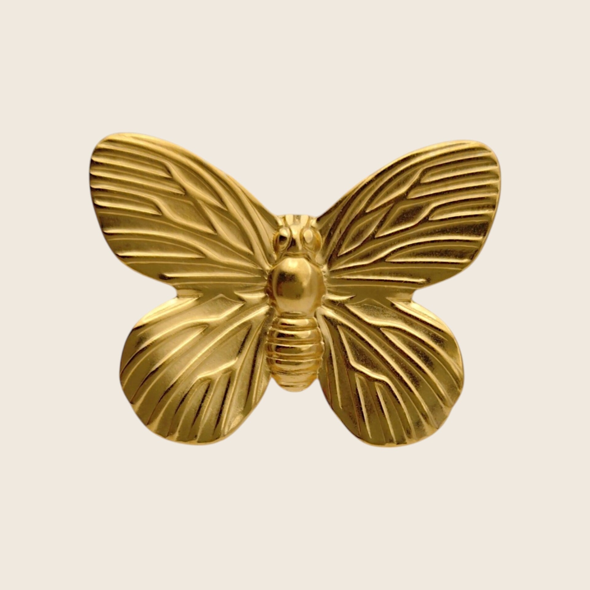 Golden Butterfly Ring