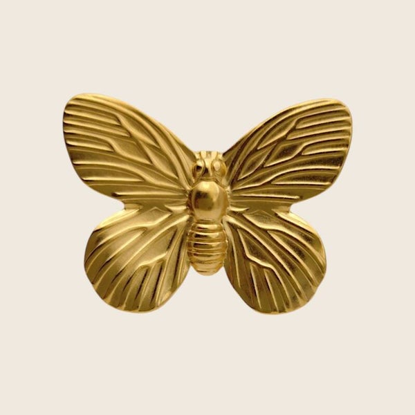 Golden Butterfly Ring