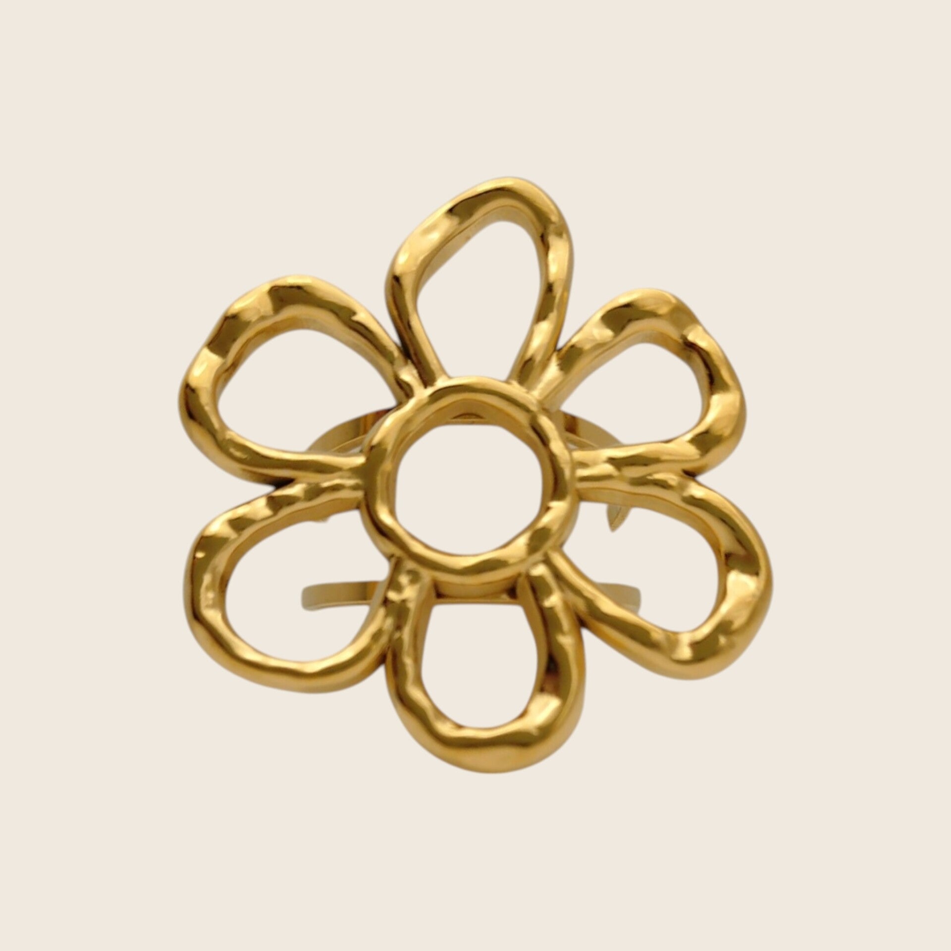 Golden Daisy Ring