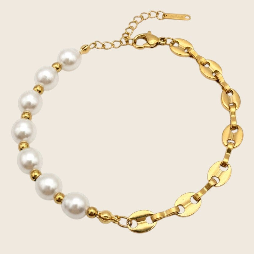 Pearl & Bean armband