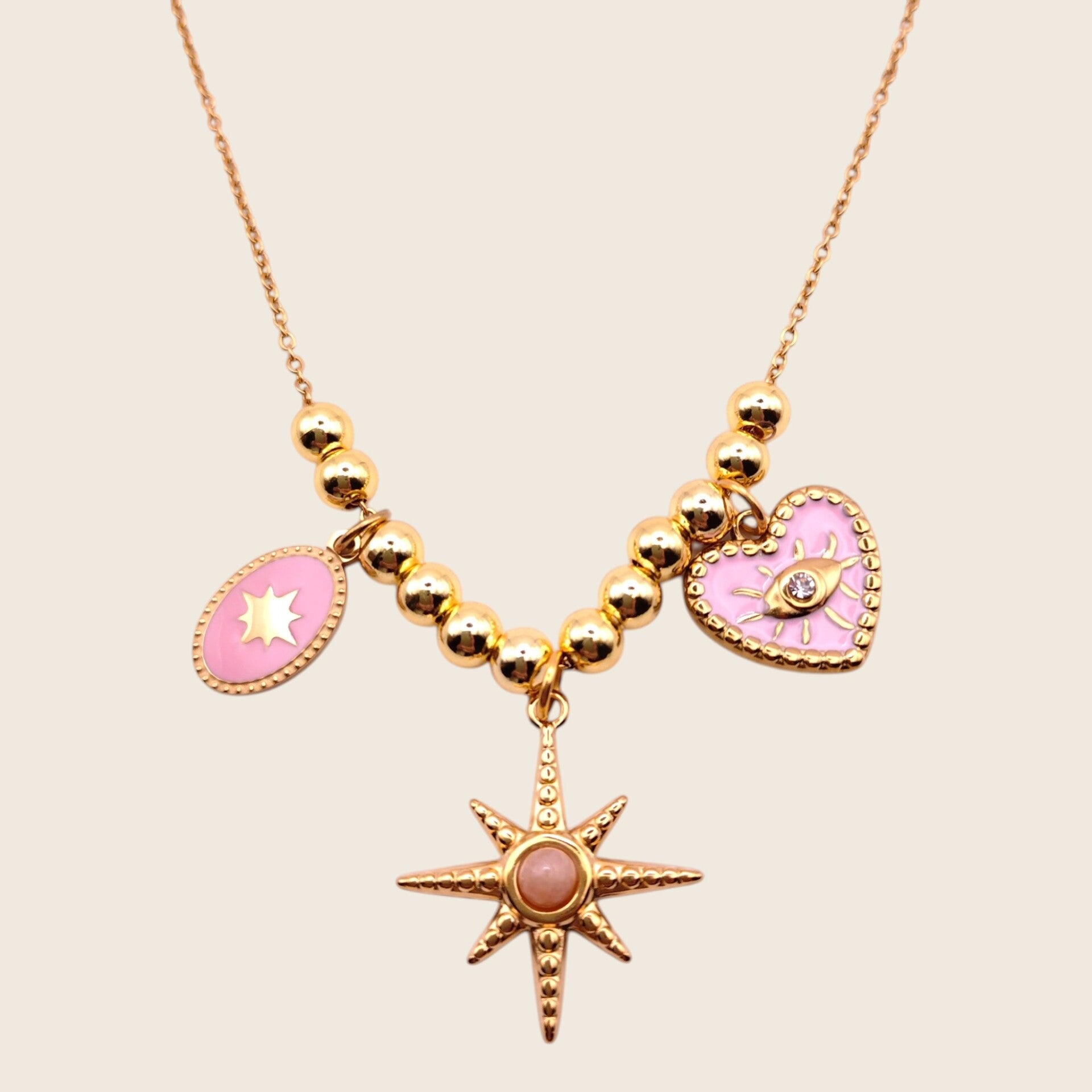Ketting Celestial Romance Roze