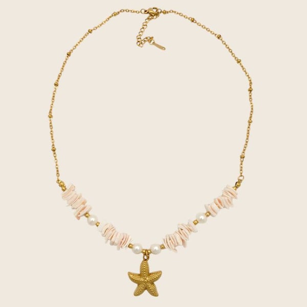 Ketting Luna Coast Seastar Lightpink