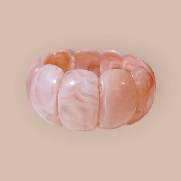 Pink Marble Bangle