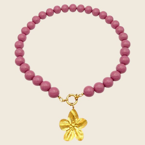 Mauve Bubble Ketting