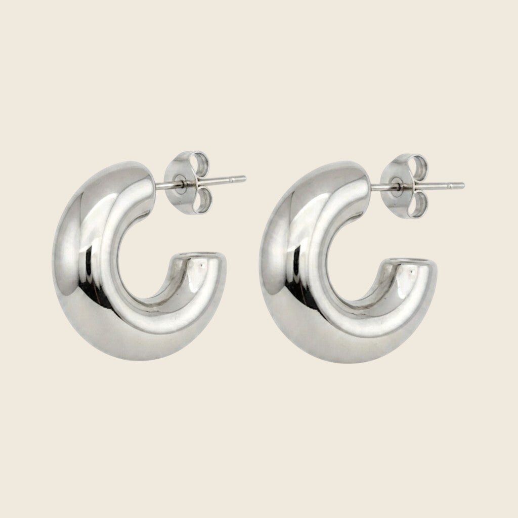 Moonlight Hoops Zilver