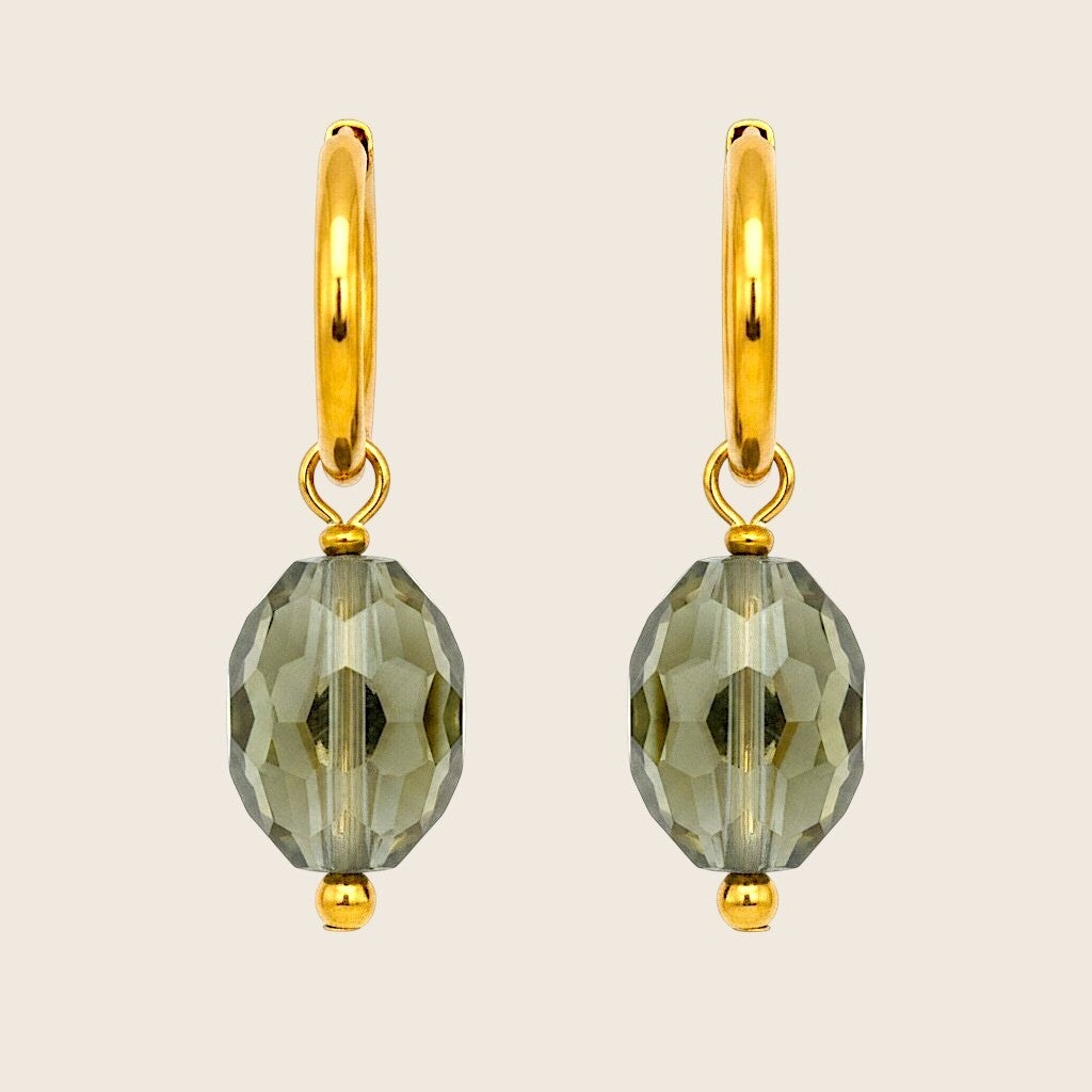 Oorbellen Olive Stone