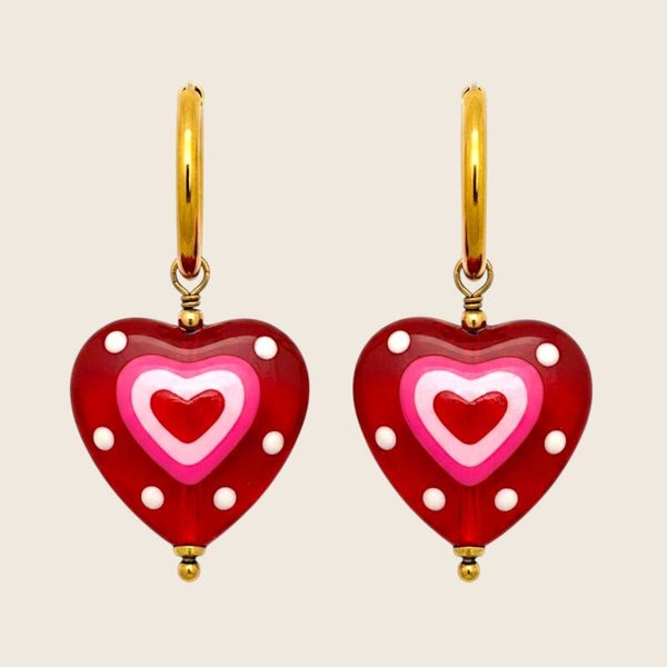 Oorbellen Red Sweet Candy