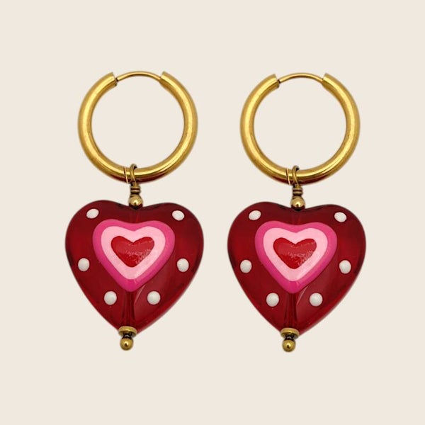Oorbellen Red Sweet Candy