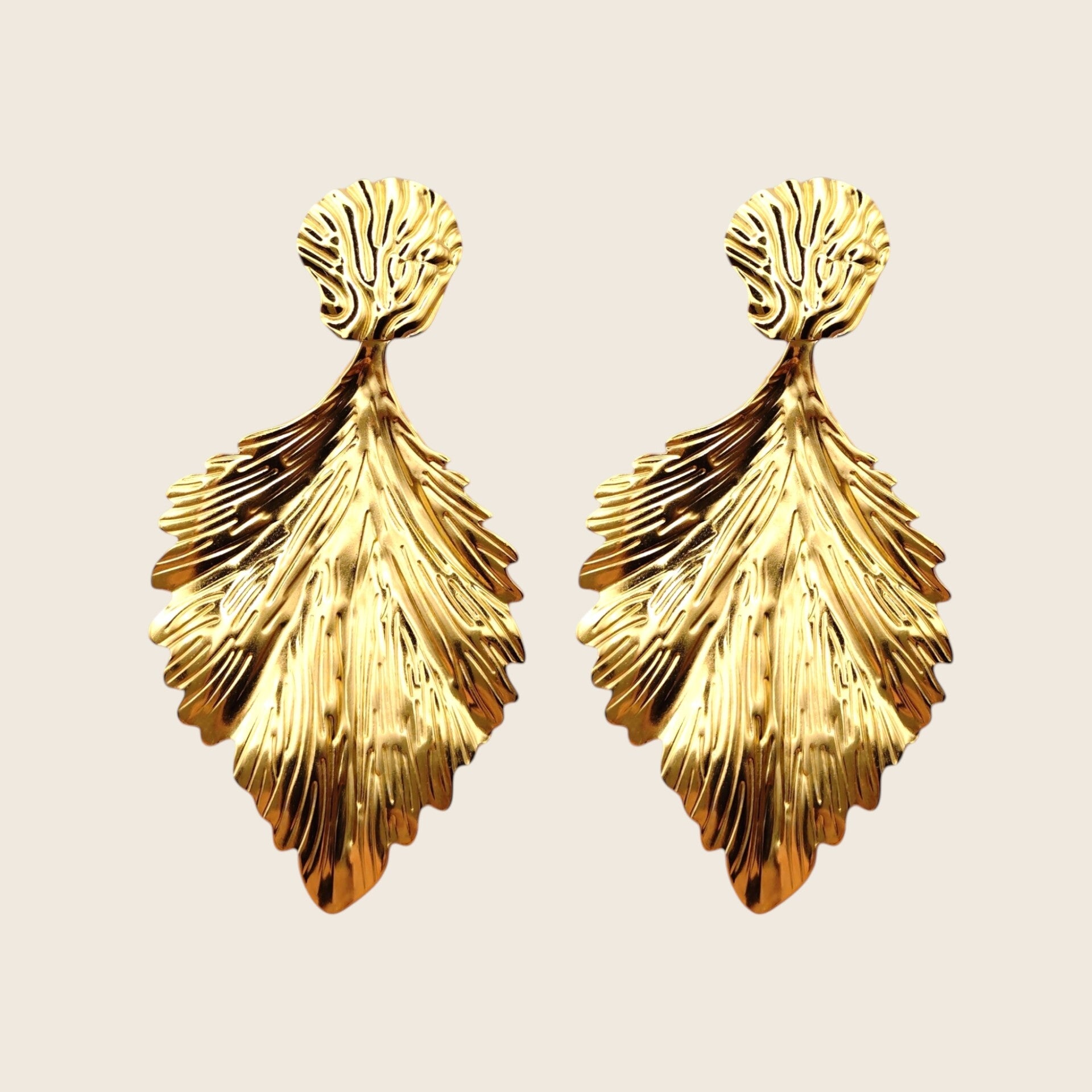 Palm Glow Oorbellen
