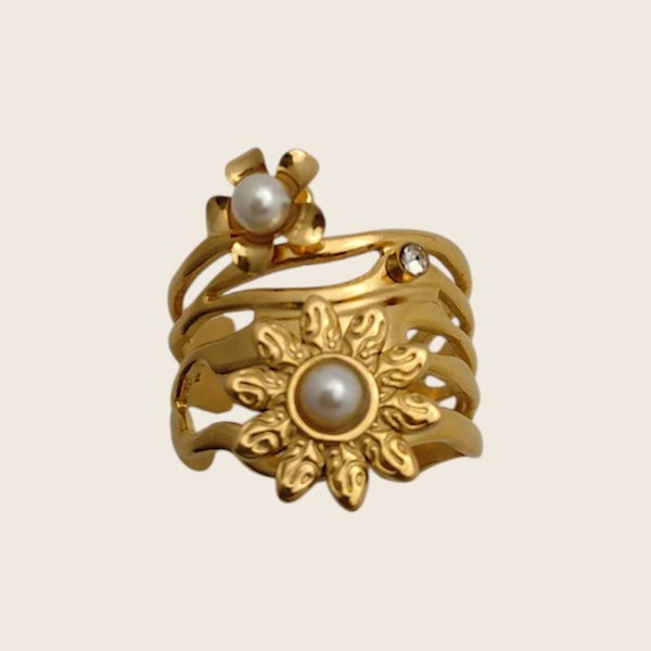 Pearl Blossom ring