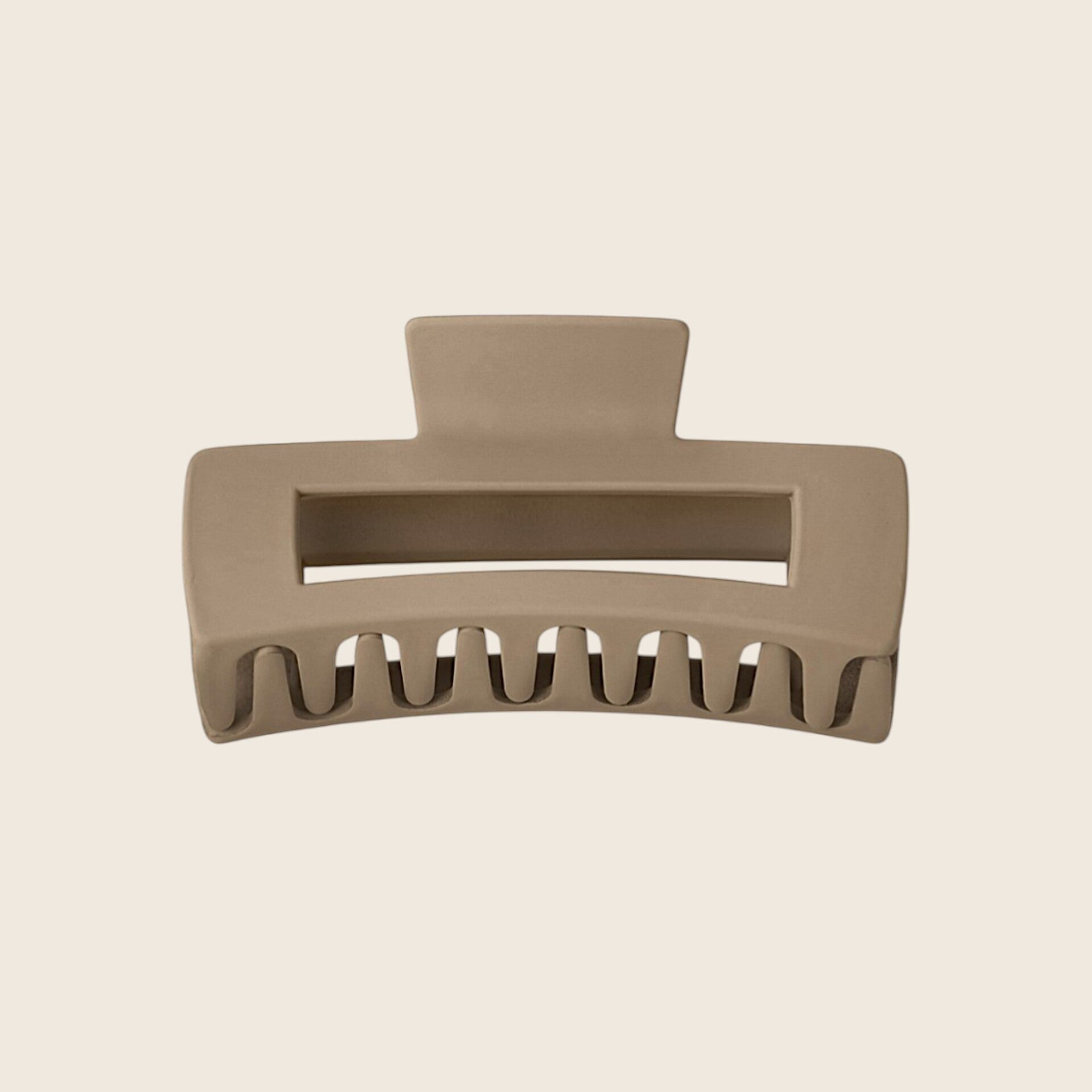 Haarklem Rechthoek Beige