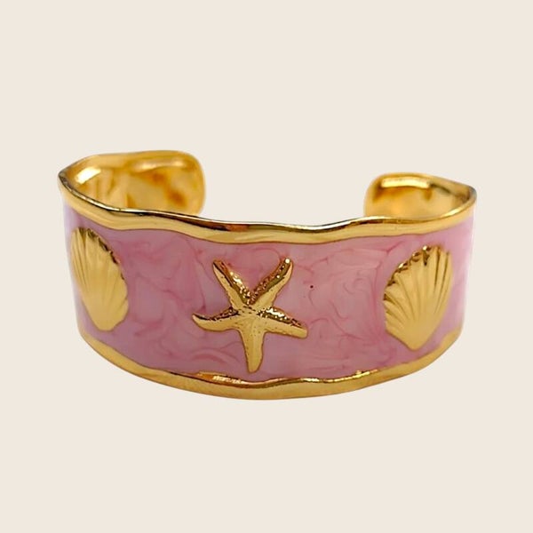 Pink Seaside Cuff