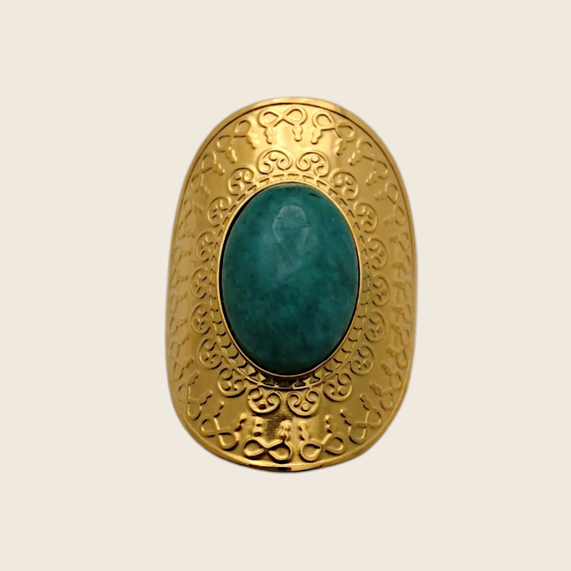 Regal Gem Ring Turquoise