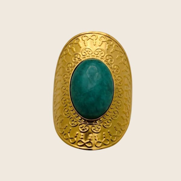 Regal Gem Ring Turquoise