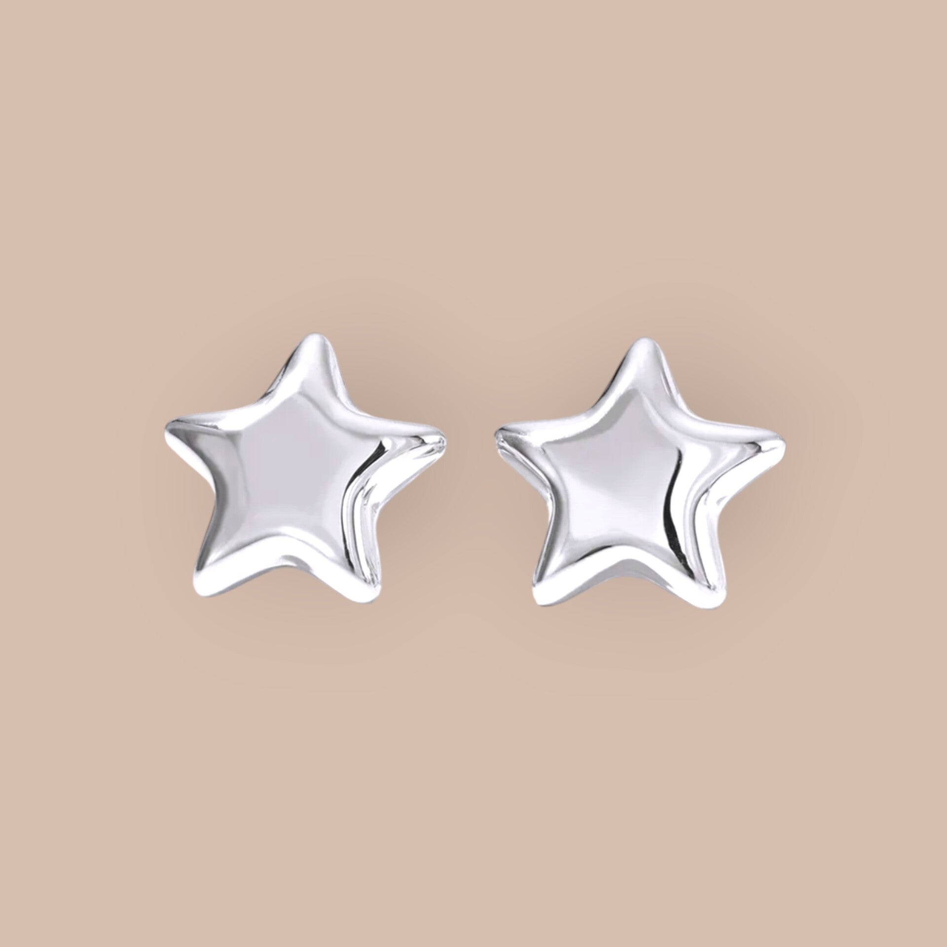 Stellar Glow Studs Zilver