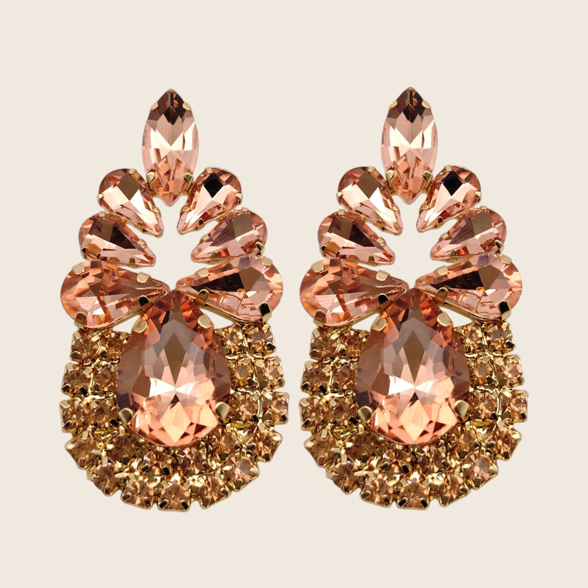 Strass Oorbellen Peachy