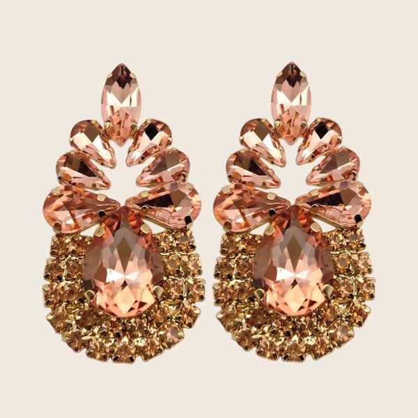 Strass Oorbellen Peachy