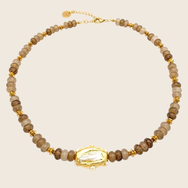 Taupe Treasure Necklace